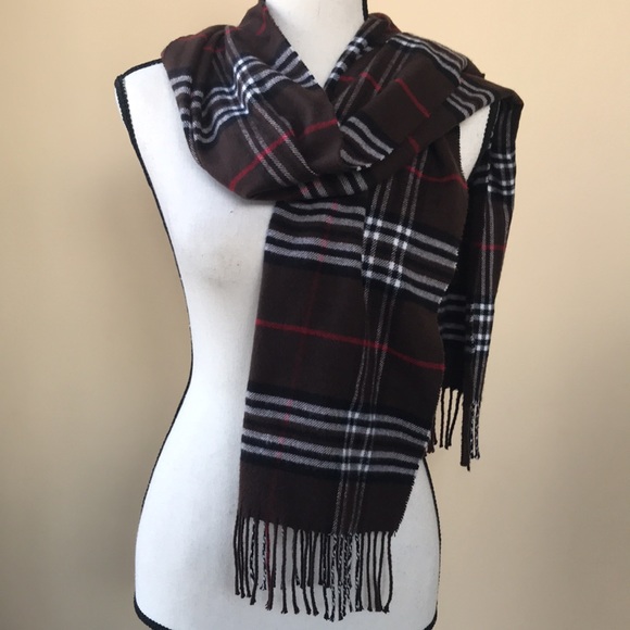 Cashmere Plaid Scarf - Picture 8 of 8
